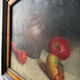 Tableau nature morte huile sur toile ancienne