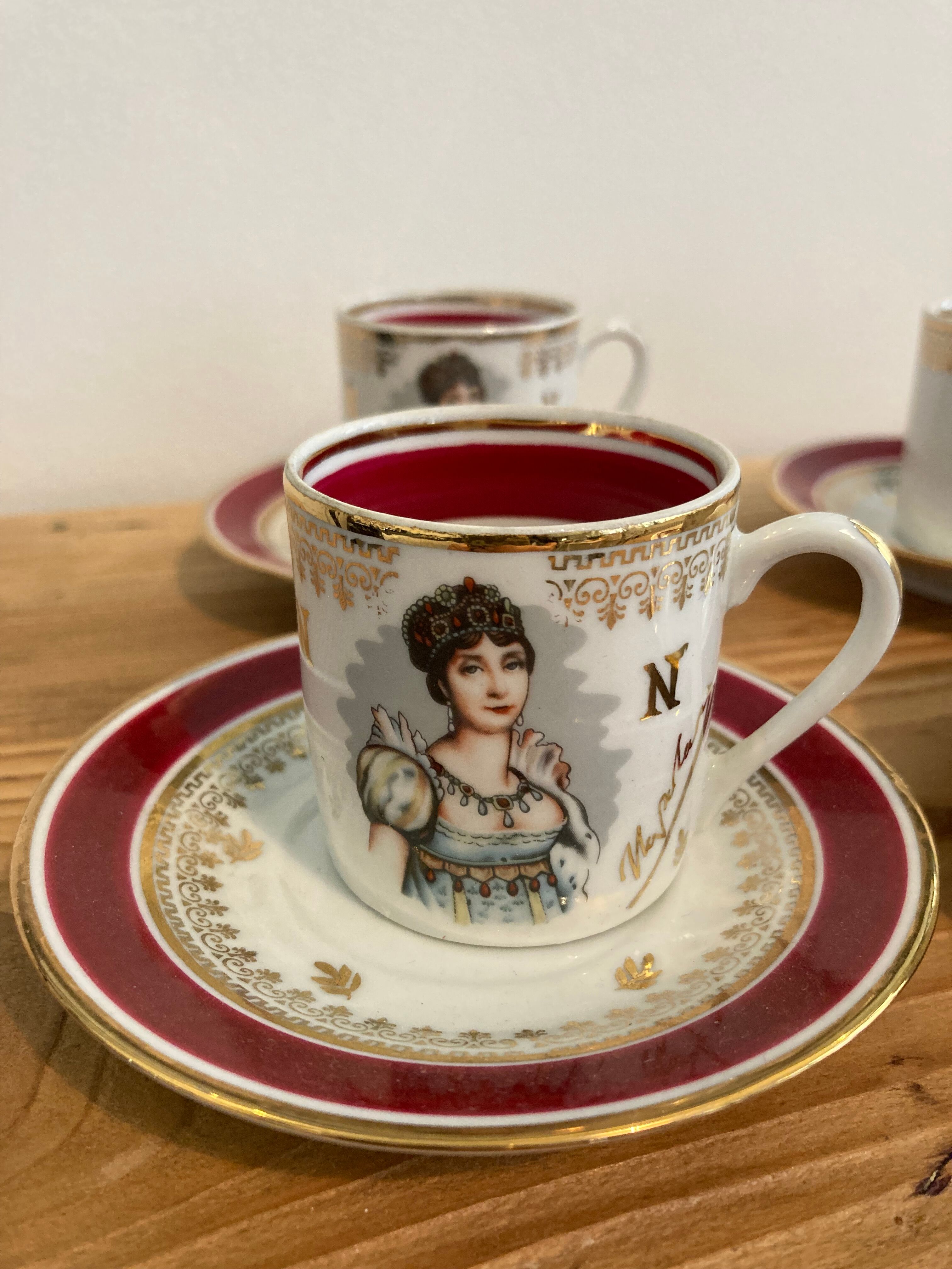 Napoleon and Josephine coffee service set