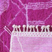 Tapis berbère rose magenta