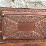 Old brass tray