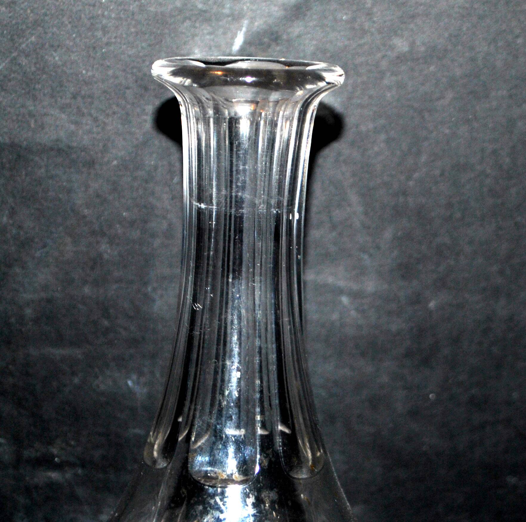 Carafe en cristal taillé Baccarat 1907 modèle 9157