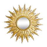Mirror golden sun 48x48cm