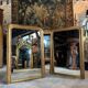 Pair of Louis Philippe period mirrors in gilded wood 1.30m x 89cm