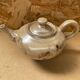 Antique teapot vallauris la roue ceramic beige vintage #b276