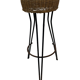 Vintage Stool Rattan Rohe Noordwolde Netherlands 1960s Design