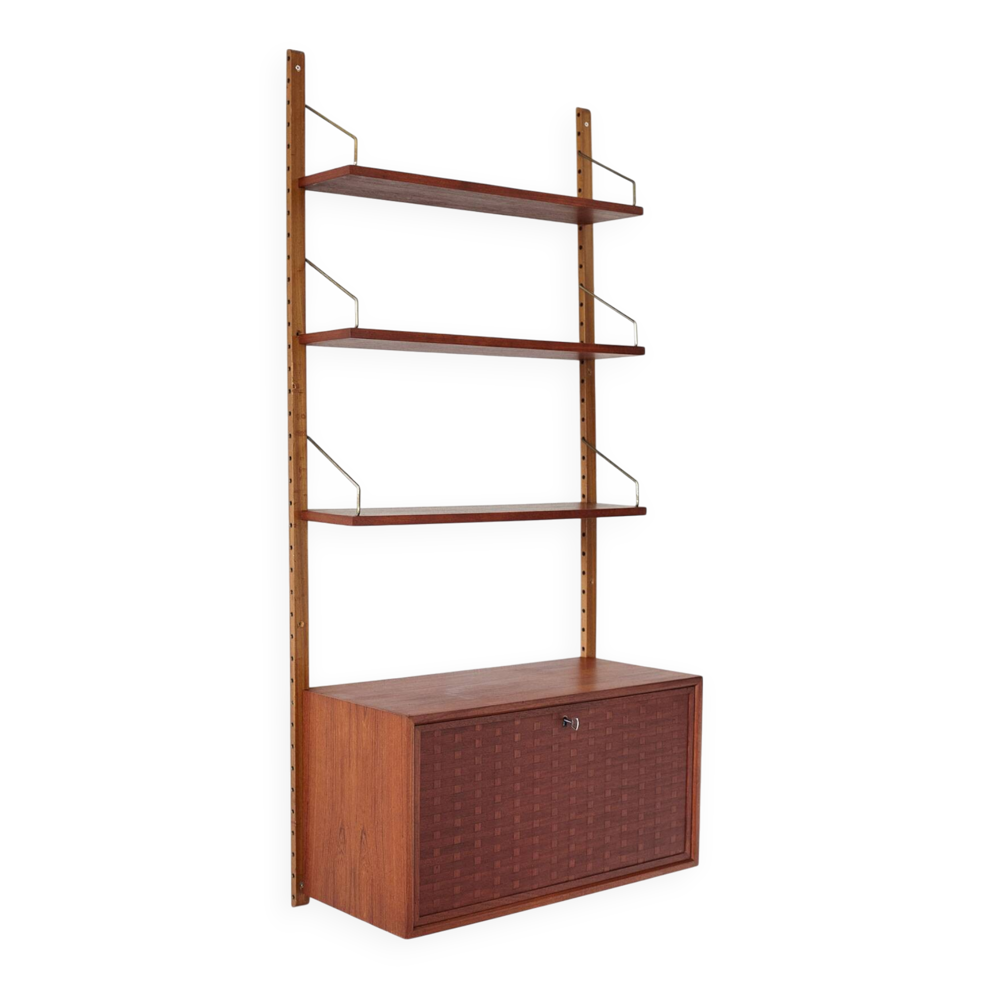 Wall unit designed by Poul Cadovius for Cado, Denmark, 1960s