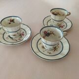 Bernardaud porcelain coffee cups