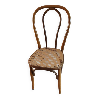 Cane bistro chairs in beech wood