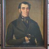Portrait oil on canvas XIXth century