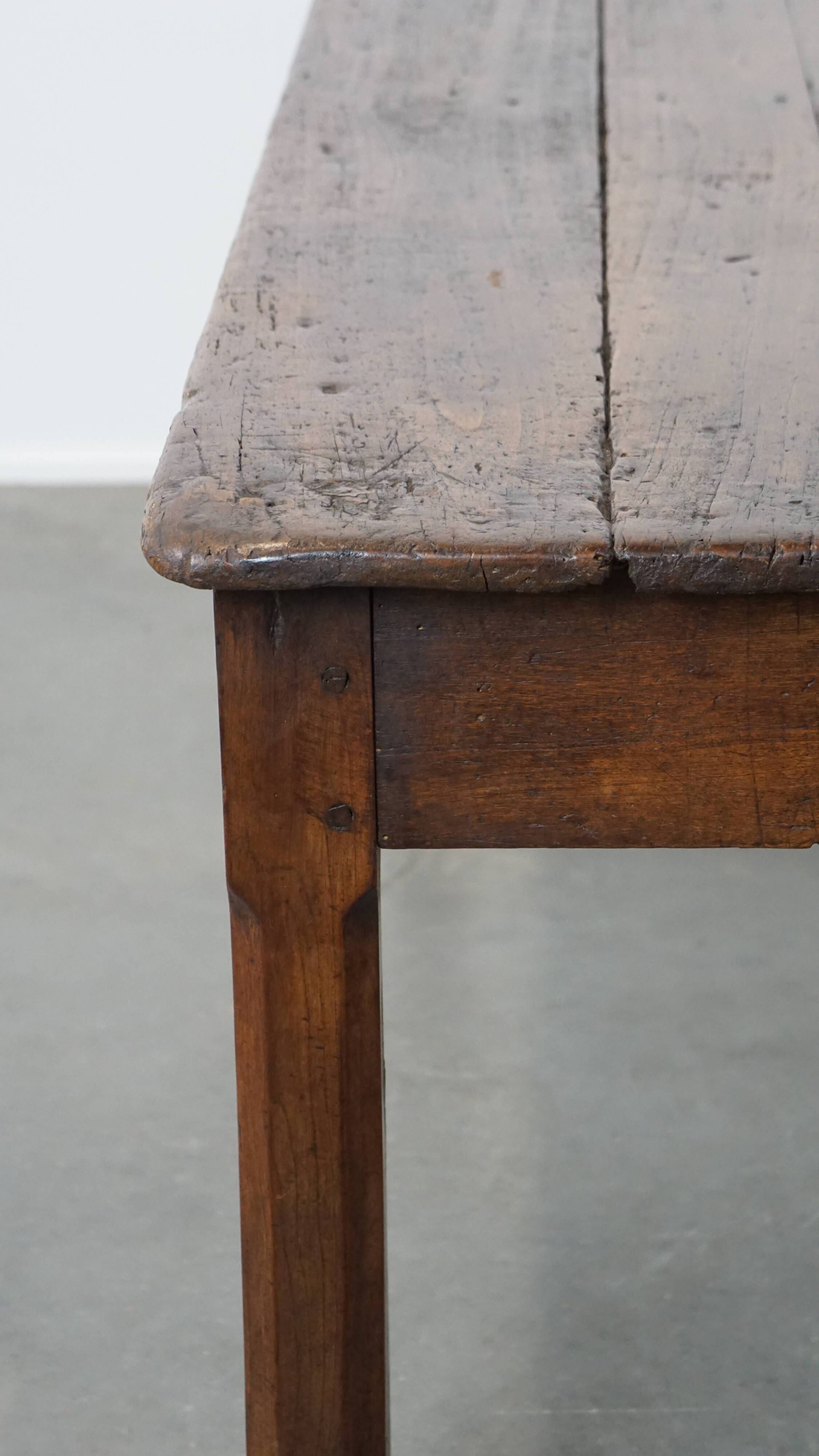 Antique French dining table from the late 18th century