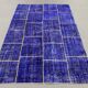 Distressed vintage turkish patchwork rug 218x151 cm wool medium