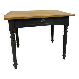 Small restored farm table