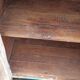 Small pantry buffet in old wood with mesh doors