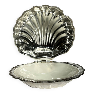 Beurrier en forme de coquillage