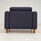 1970s, Danish design by H.J. Wegner, reupholstered armchair, model GE300.