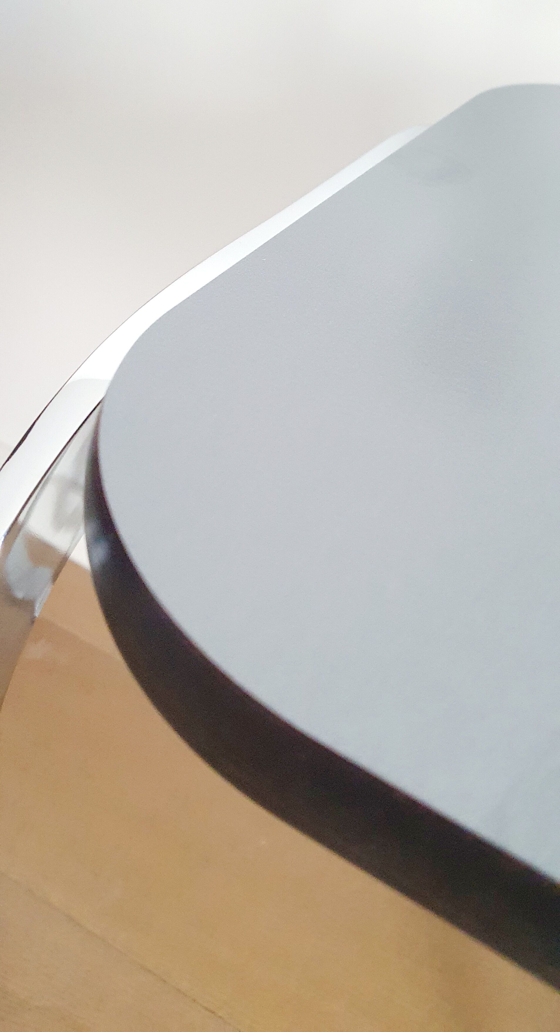 Bauhaus style chrome side table