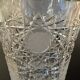 Large Bohemian crystal vase, 20th century
