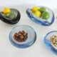 Smaller dishes or ashtrays designed for Holmegaard, 1950s to 1970s
