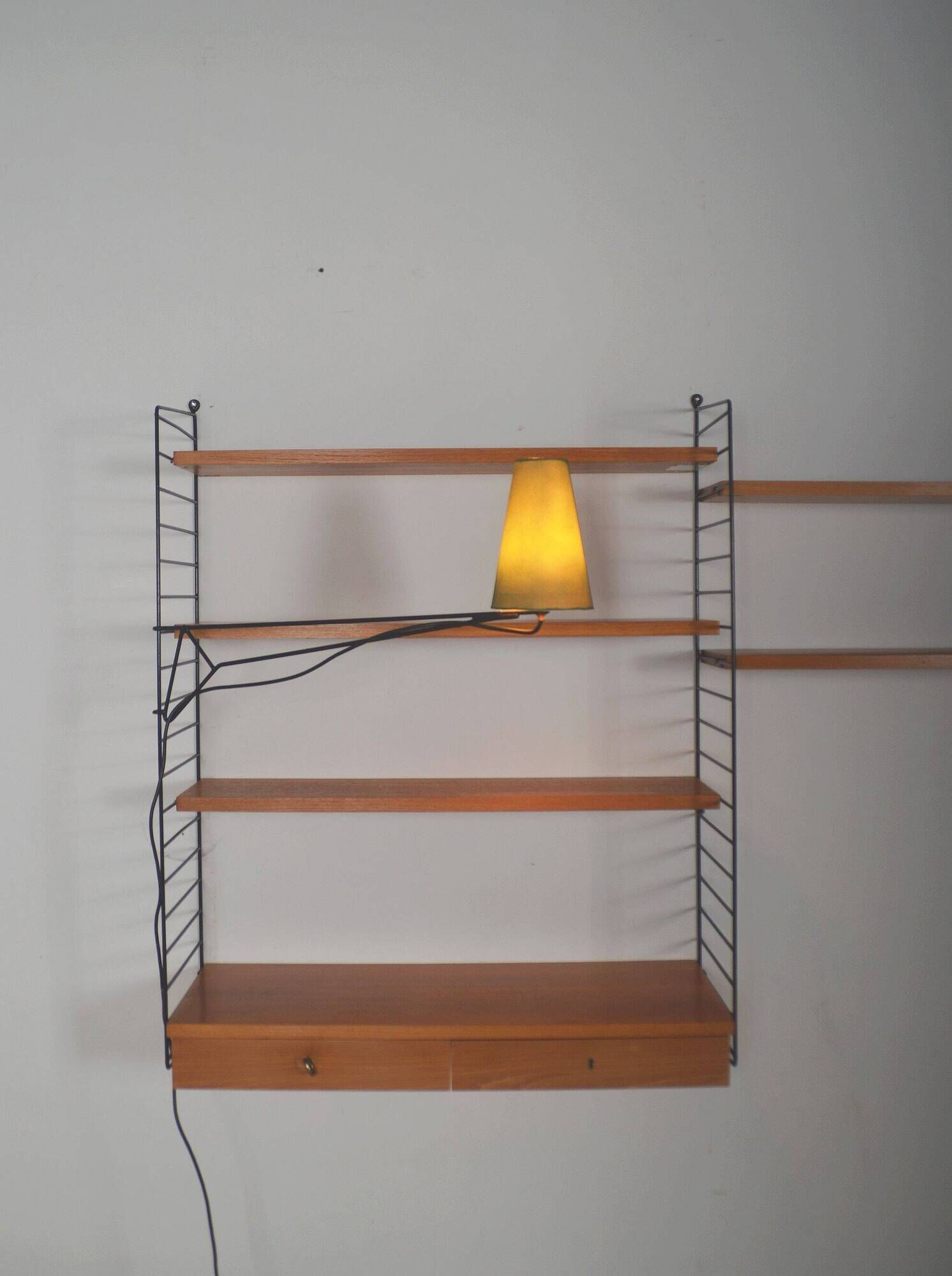 Swedish wall unit designed by Kasja & Nils Nisse Strinning, 1950s