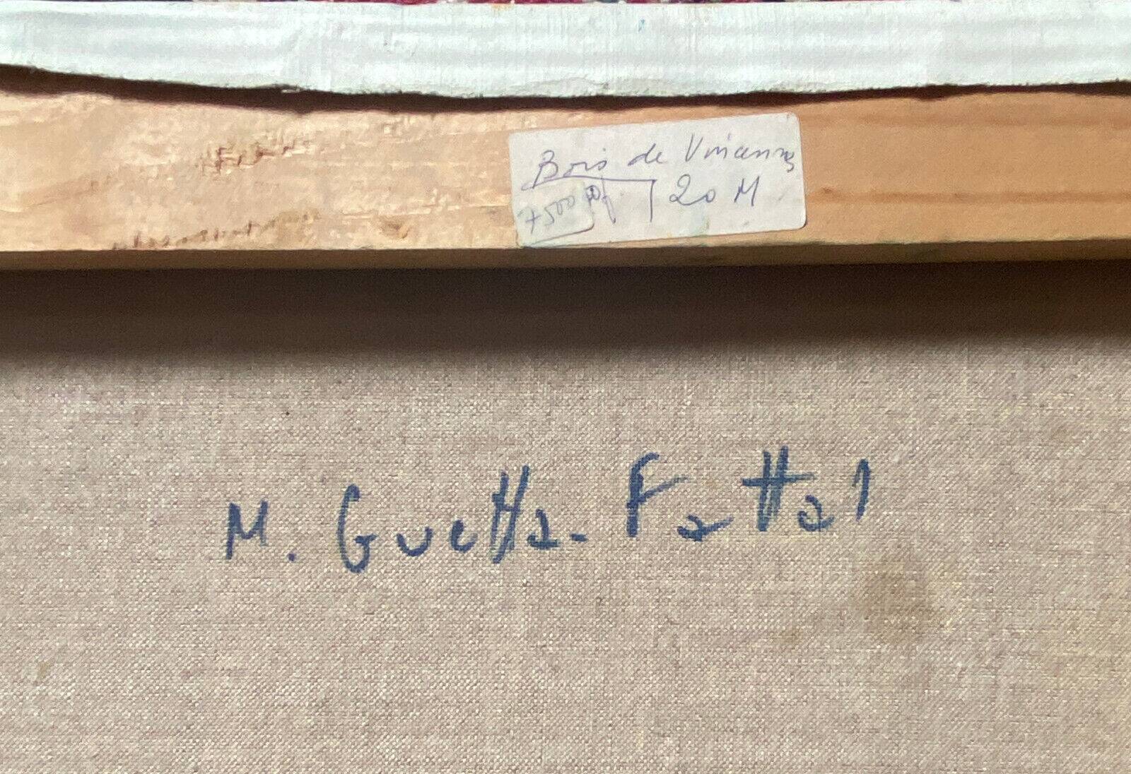 Painting "bois de vincennes" hst m. guetta-fattal (1922-2009) fauvism