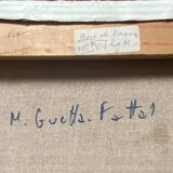 Tableau "bois de vincennes" hst m. guetta-fattal (1922-2009) fauvisme