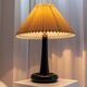 Emerald Green Glass Table Lamp Fleur by Michael Bang for Holmegaard, Danish Mid-Century 1960s