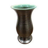 Saint Clement vase in black ceramic