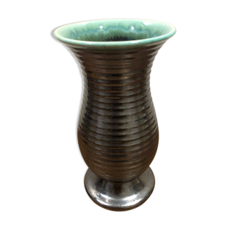 Vase saint Clement en céramique noire