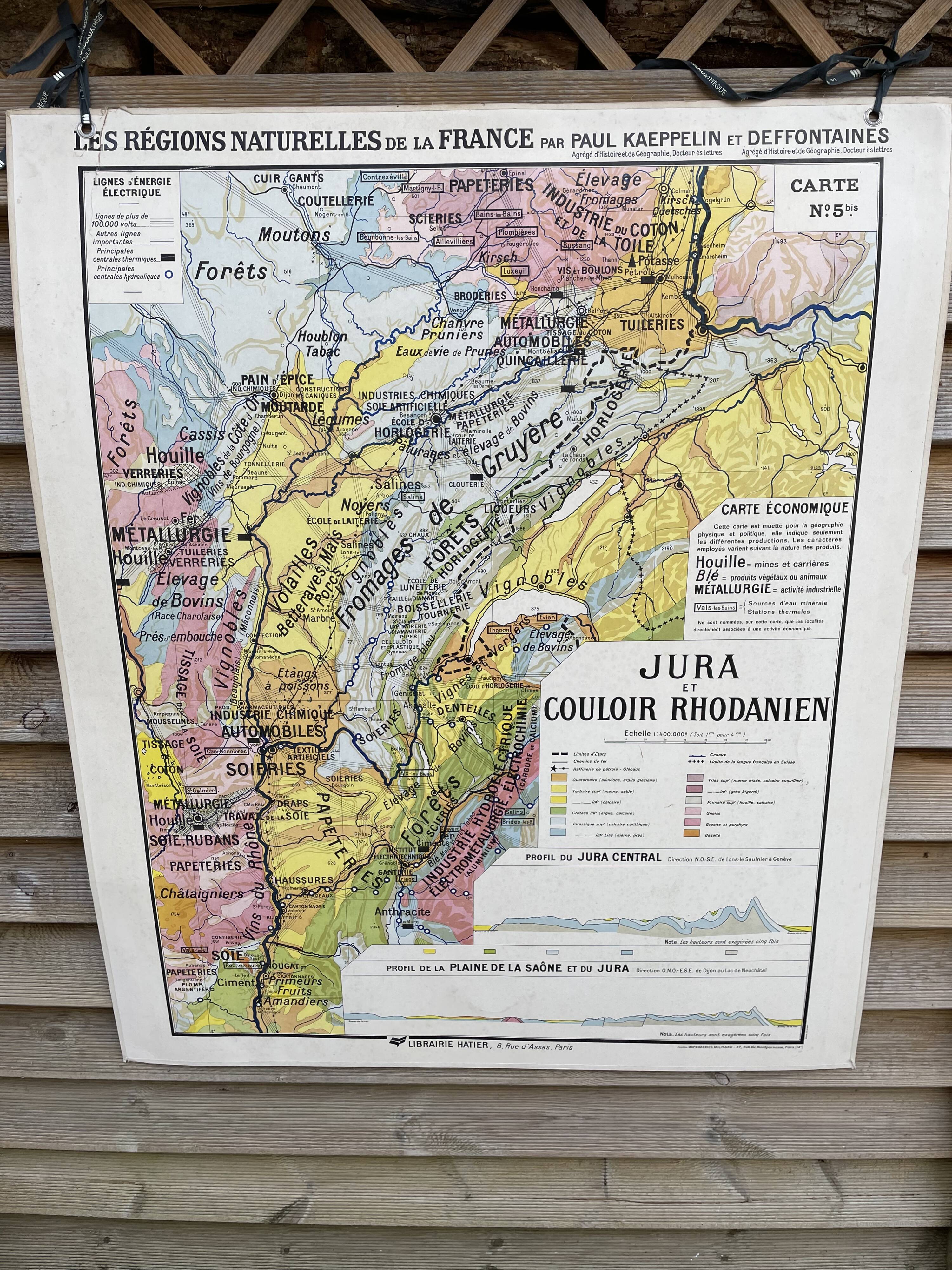 Jura school map