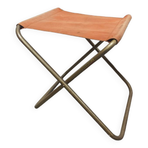 Tabouret Pliable Portable Bleu - Réglable En Hauteur (6-46cm), Léger (1.15kg), Charge Max 250kg - Idéal Camping, Pêche, Jardin
