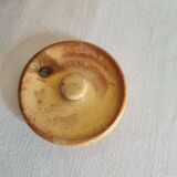 Glazed terracotta jug with lid