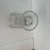 Glass candlestick candlestick