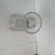 Glass candlestick candlestick