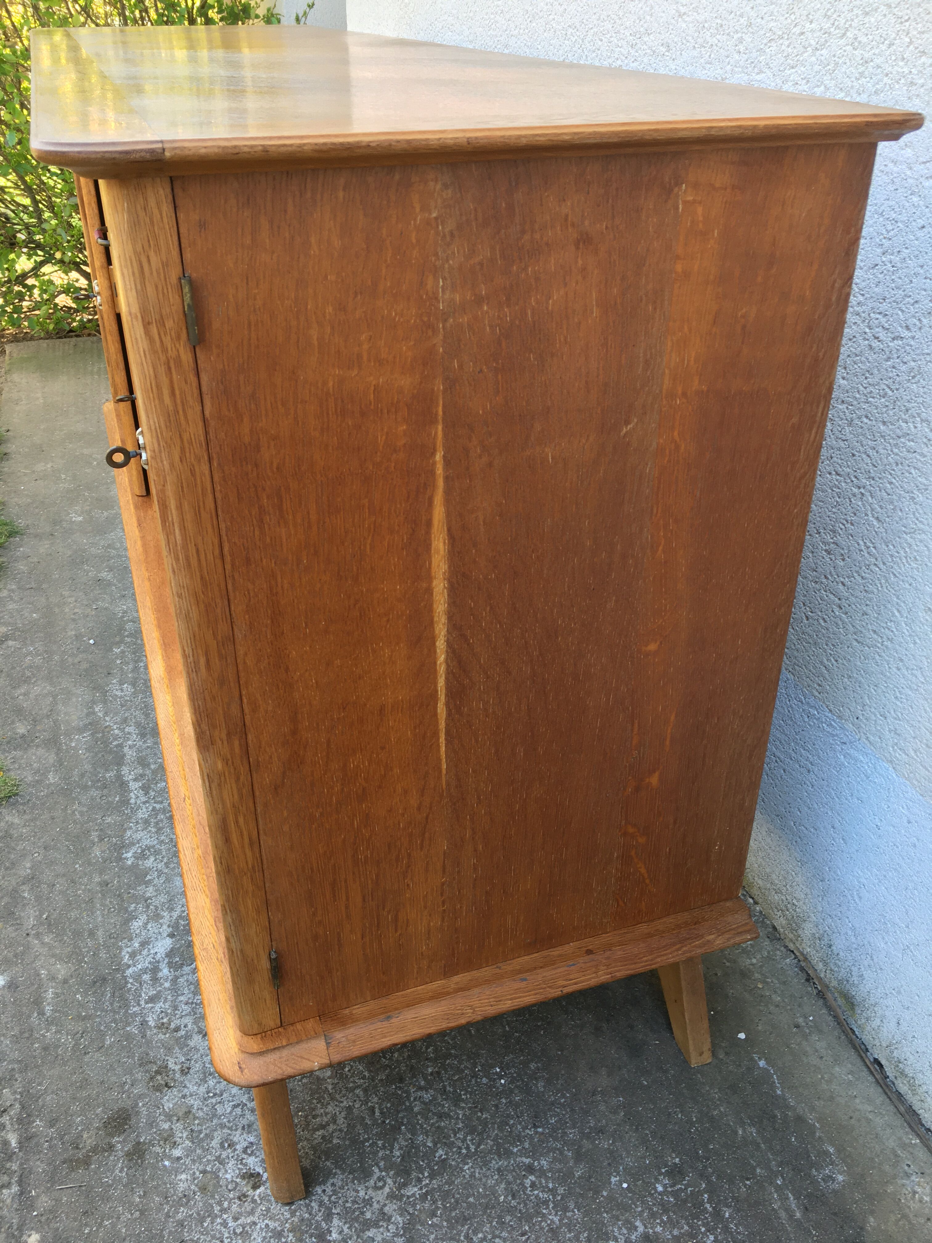 Buffet enfilade vintage feet compass year 50