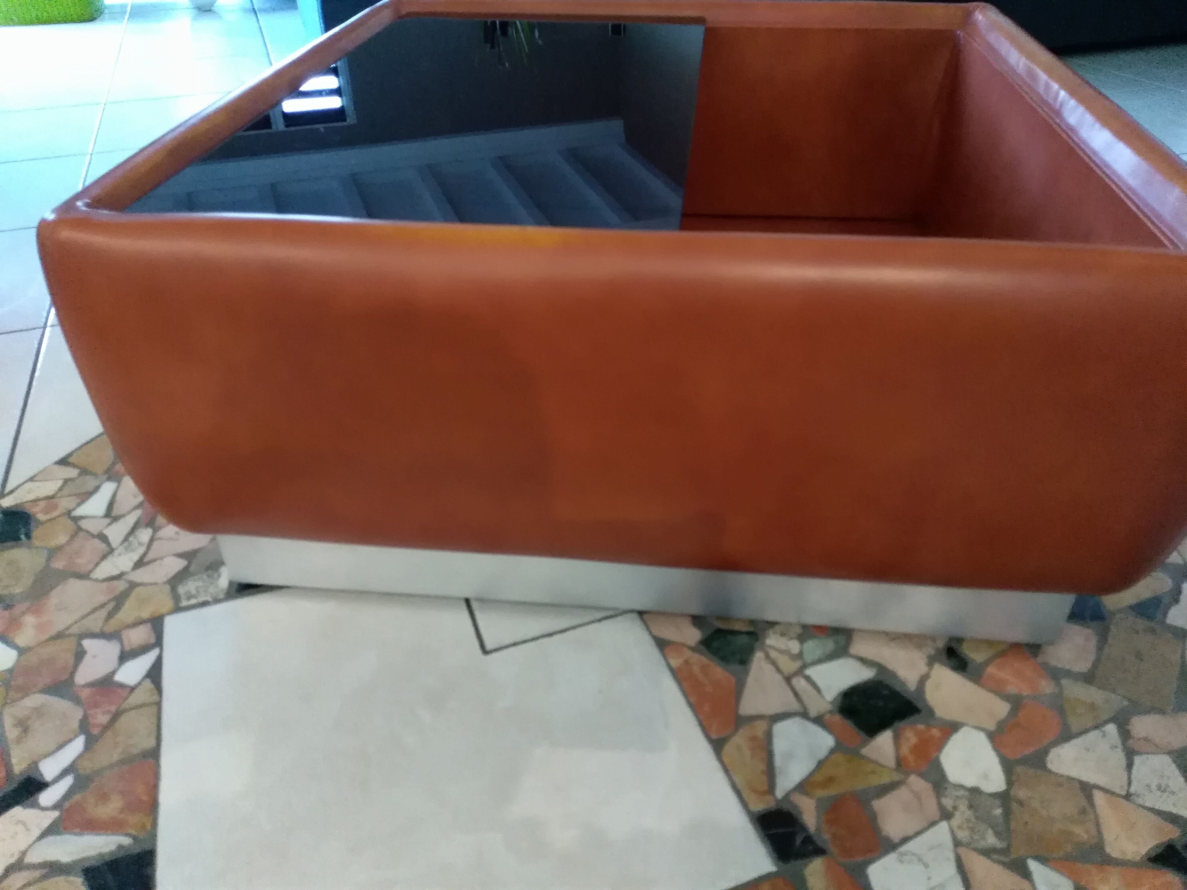 Table basse vintage Jacques Charpentier pour Roche Bobois 1970