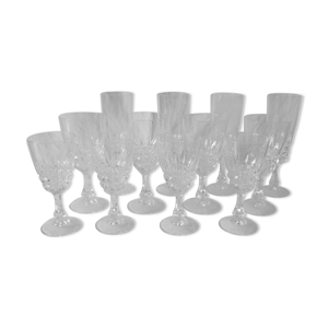 set 12 verres à pied