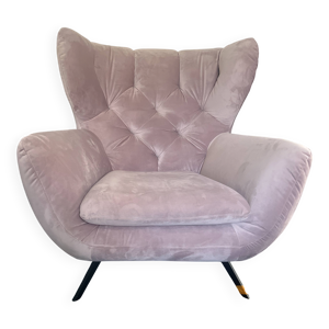 Fauteuil vieux rose