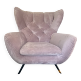 Fauteuil vieux rose