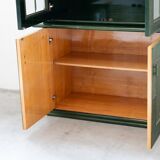 Bamboo and glass display from the 70s 80s