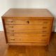 Argentier for cutlery Christofle Ercuis 186 art deco pieces in oak