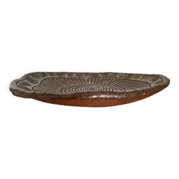 Scandinavian ceramic serving dish / salad bowl, 50s - 60s