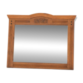 Large vintage bevelled mirror from the 1930s.