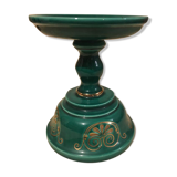 Ceramic standing candle holder, signed AB