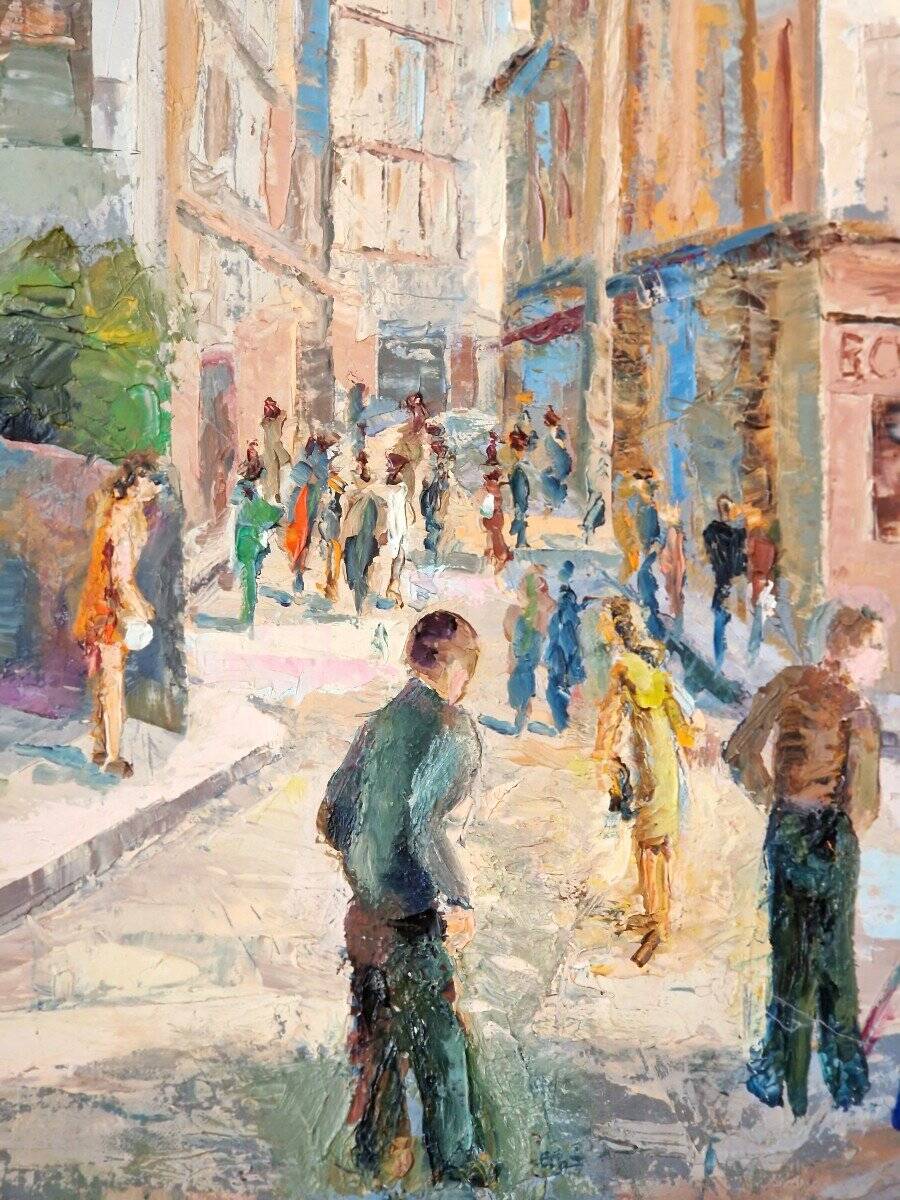 Tableau Montmartre by J. Arnaldi