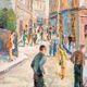 Tableau Montmartre by J. Arnaldi
