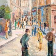 Tableau Montmartre Par J.arnaldi