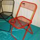 2 folding chairs from the brand Talin Italy 70s