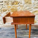 Vintage Scandinavian style bedside table, circa 1960's
