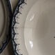Lot de 5 plats en terre de fer