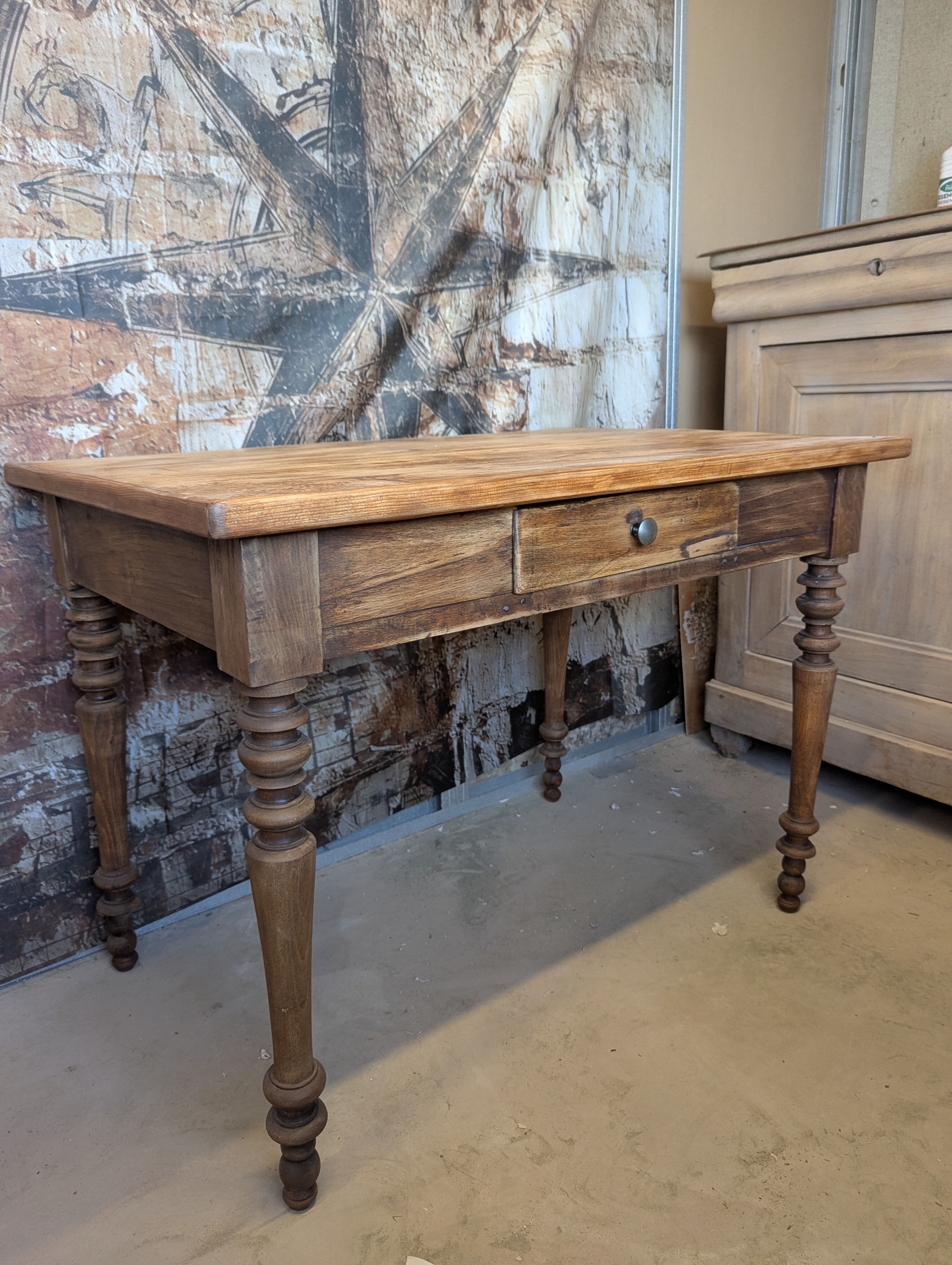 Small renovated antique table